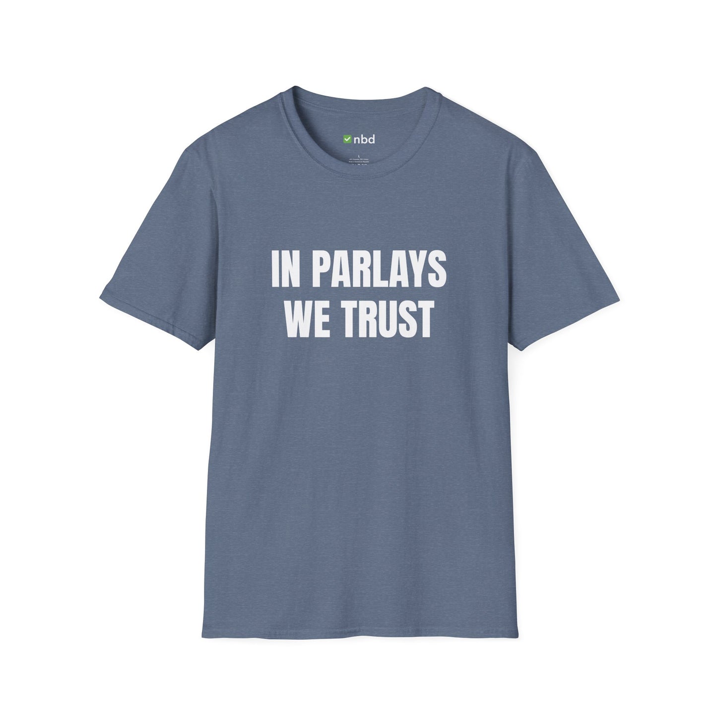 In Parlays We Trust T-Shirt – Ultimate Sports Betting Tee for Gamblers