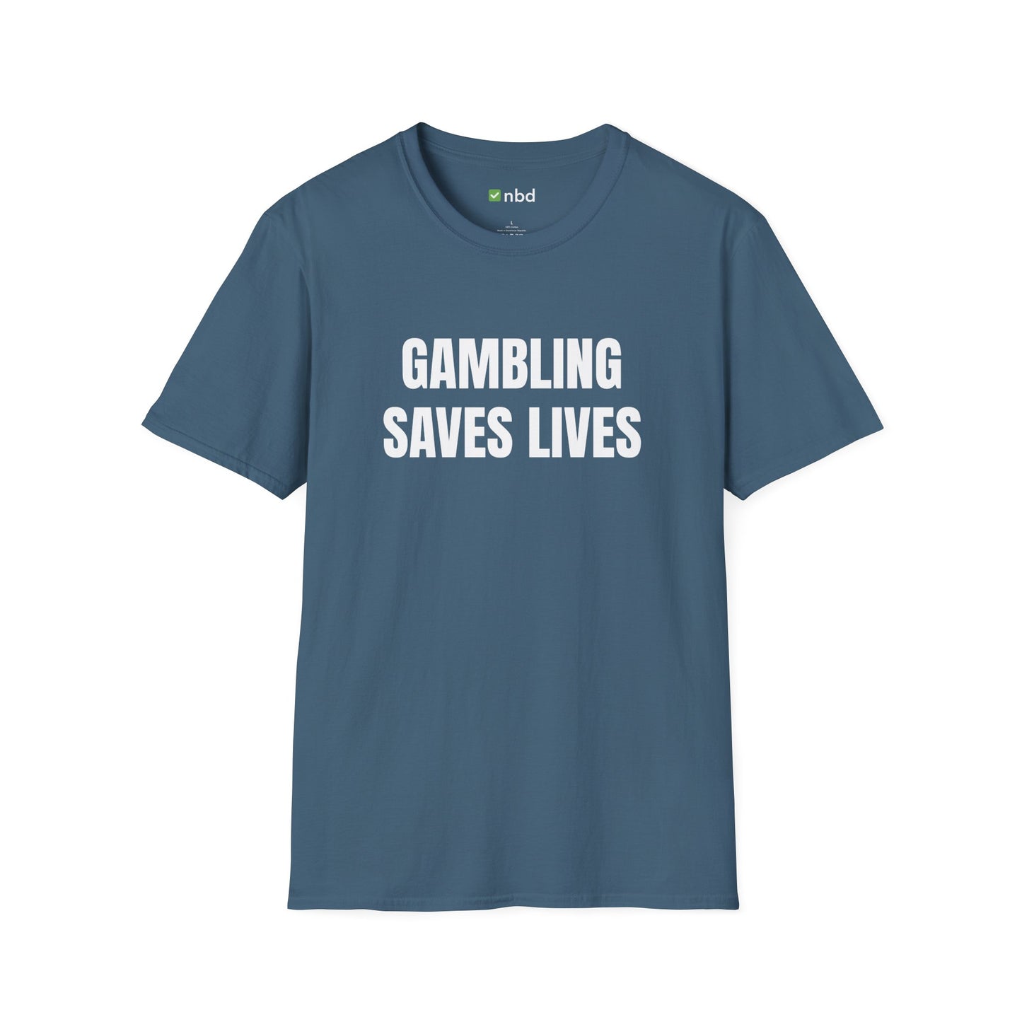 Gambling Saves Lives T-Shirt – Funny Sports Betting Tee for Gamblers