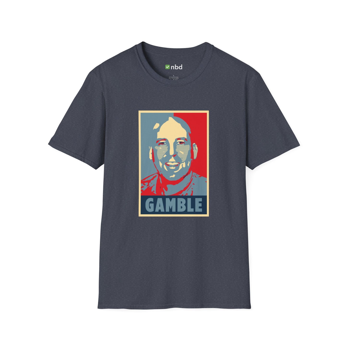 John Hyslop ‘Gamble’ T-Shirt – Iconic Sports Betting Apparel