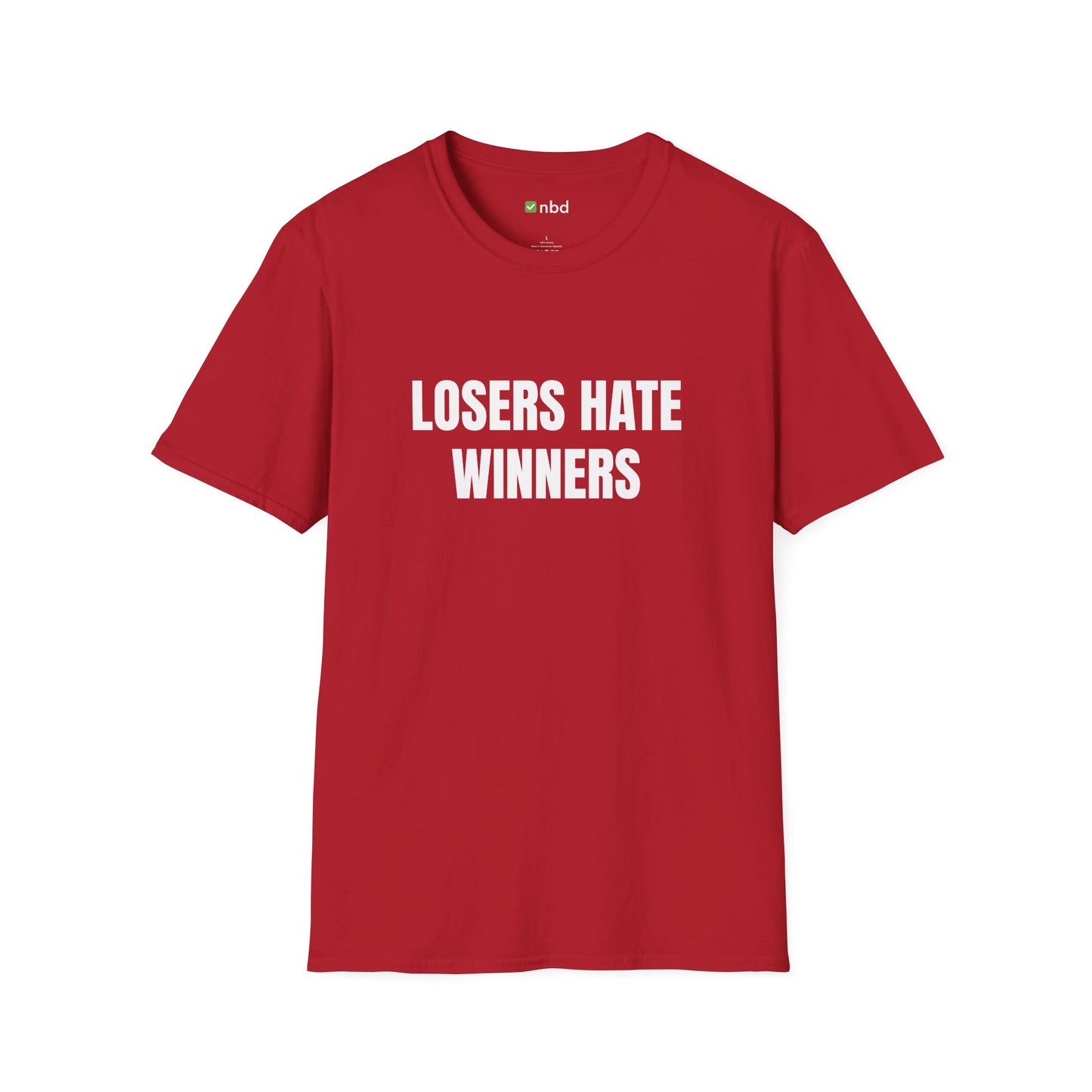 Losers Hate Winners T-Shirt – Bold and Funny Sports Betting Tee