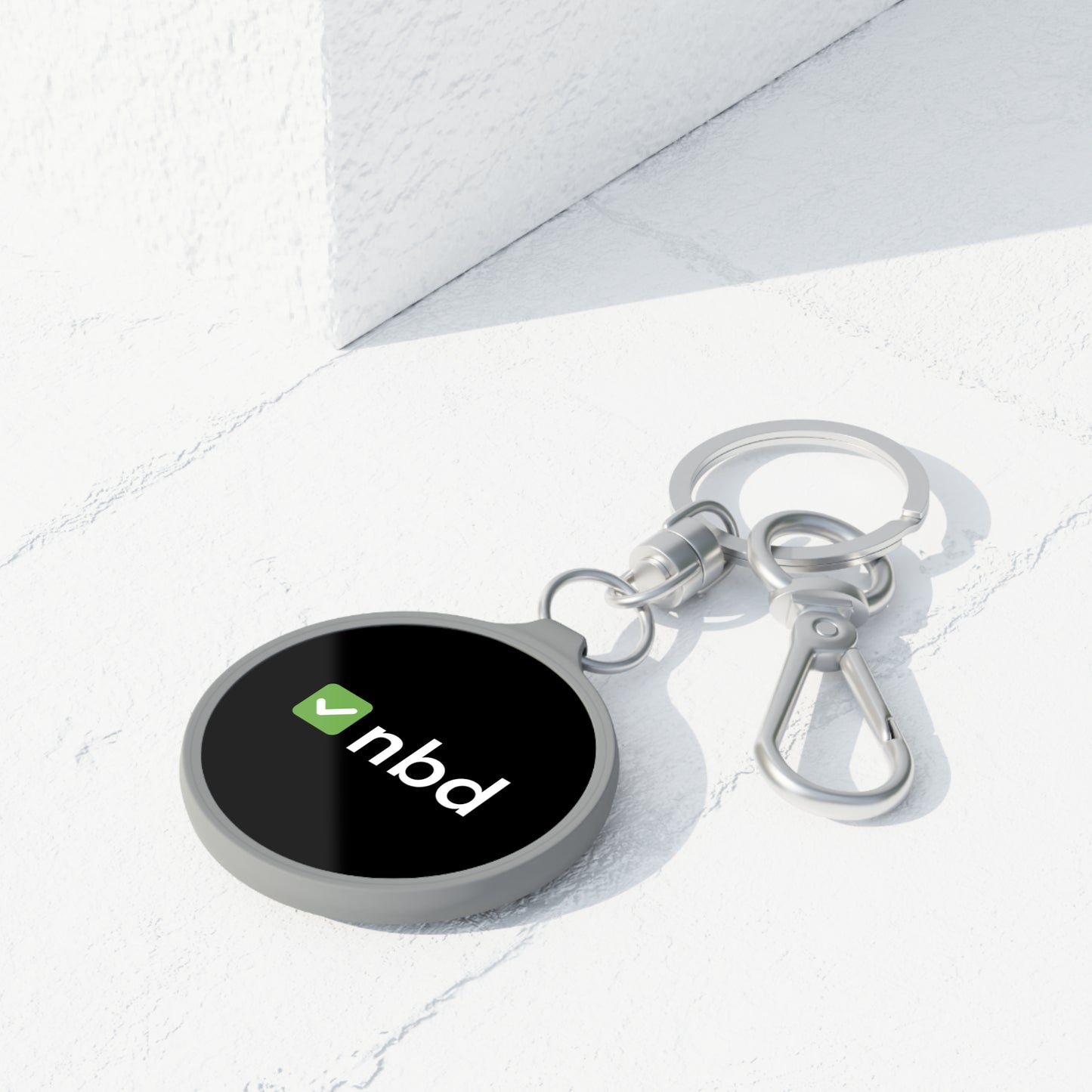 ✅NBD Key Ring – Sleek Sports Betting Accessory with Iconic Logo