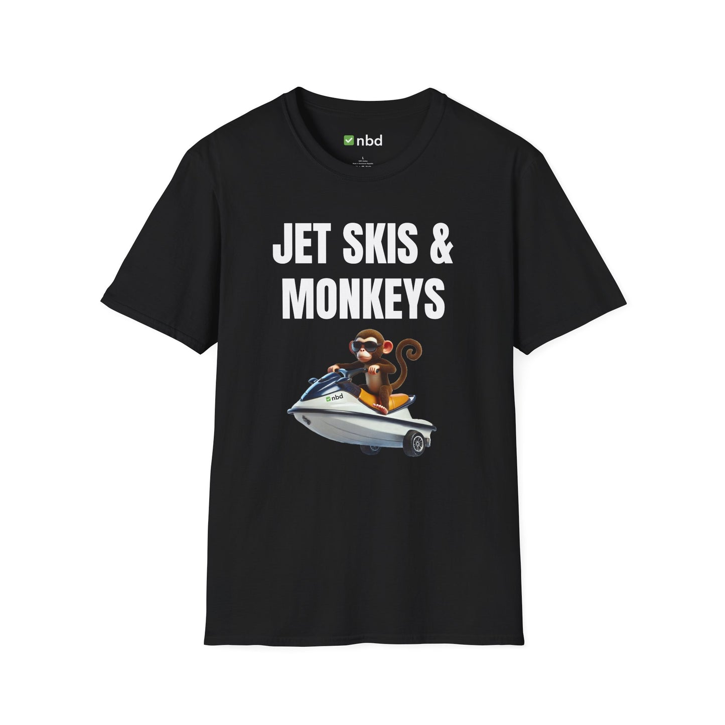 Jet Skis and Monkeys T-Shirt – Fun and Unique Sports Betting-Inspired Tee