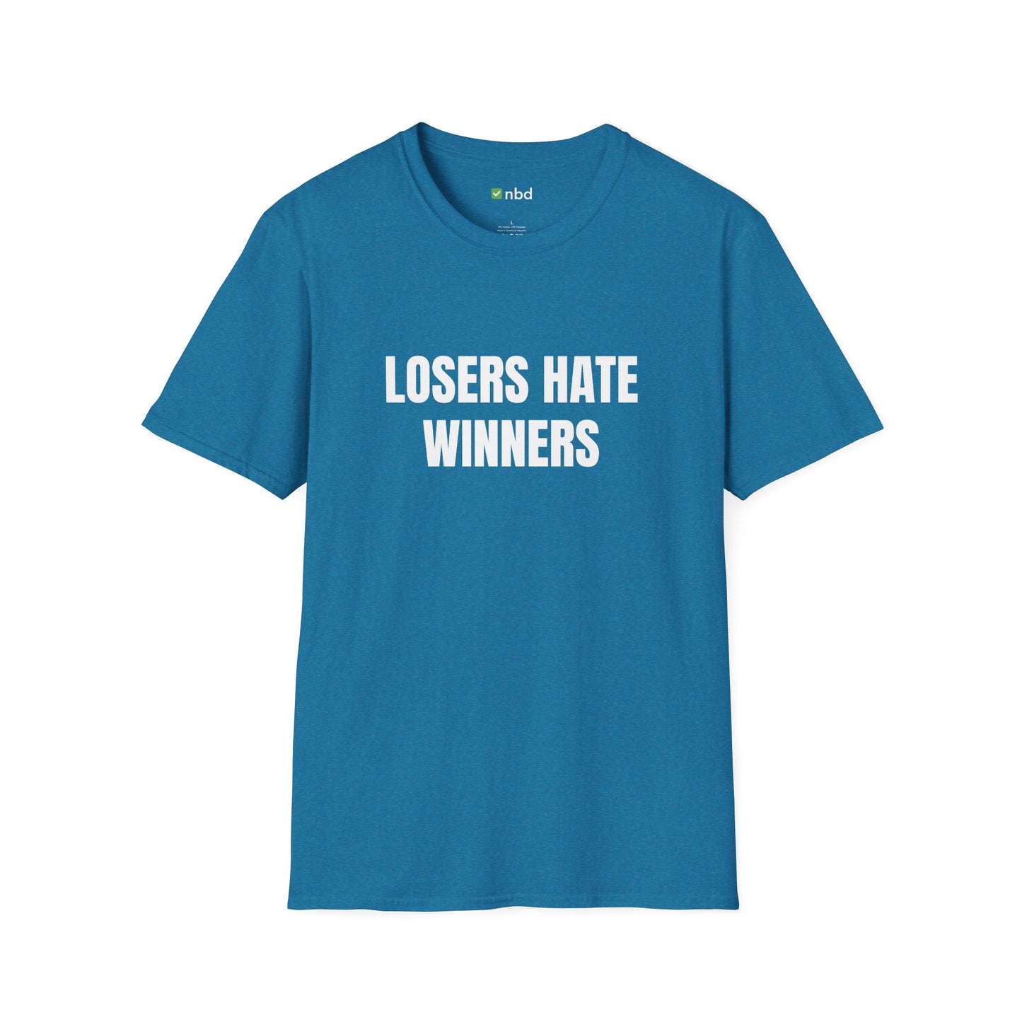 Losers Hate Winners T-Shirt – Bold and Funny Sports Betting Tee