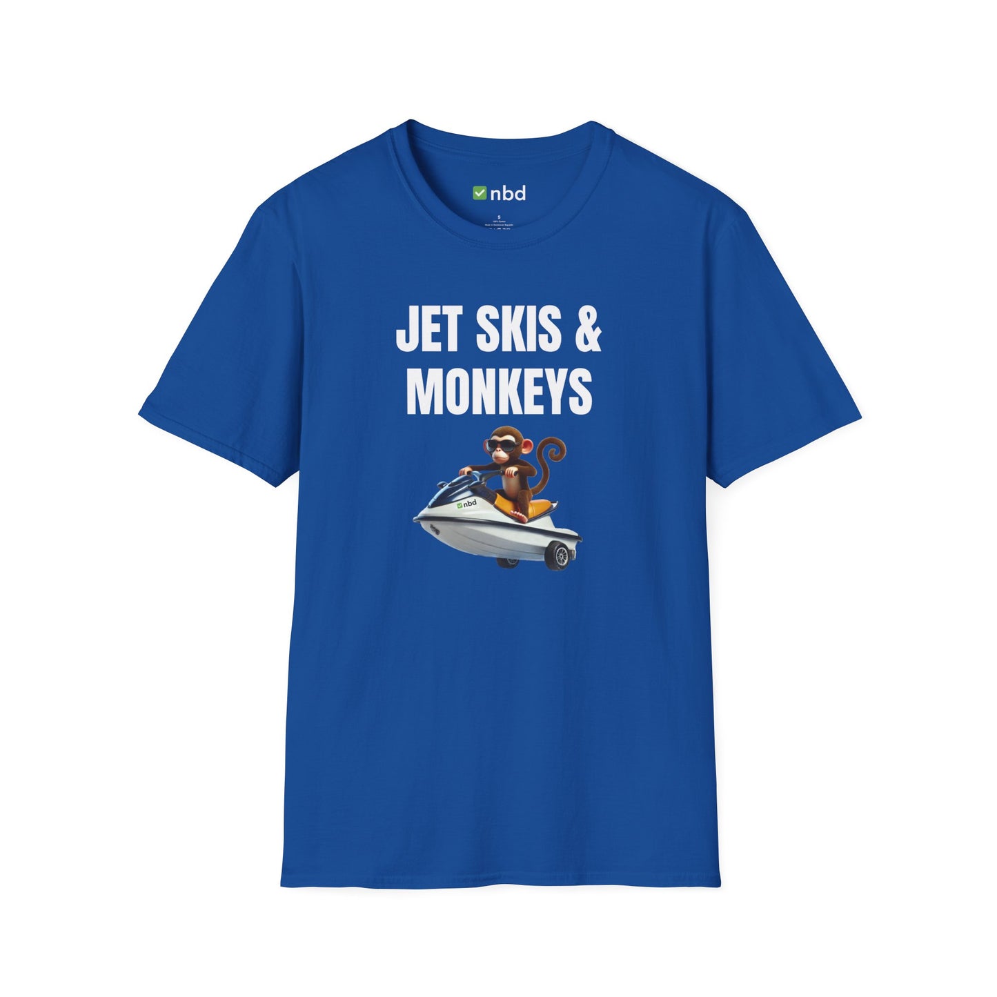 Jet Skis and Monkeys T-Shirt – Fun and Unique Sports Betting-Inspired Tee