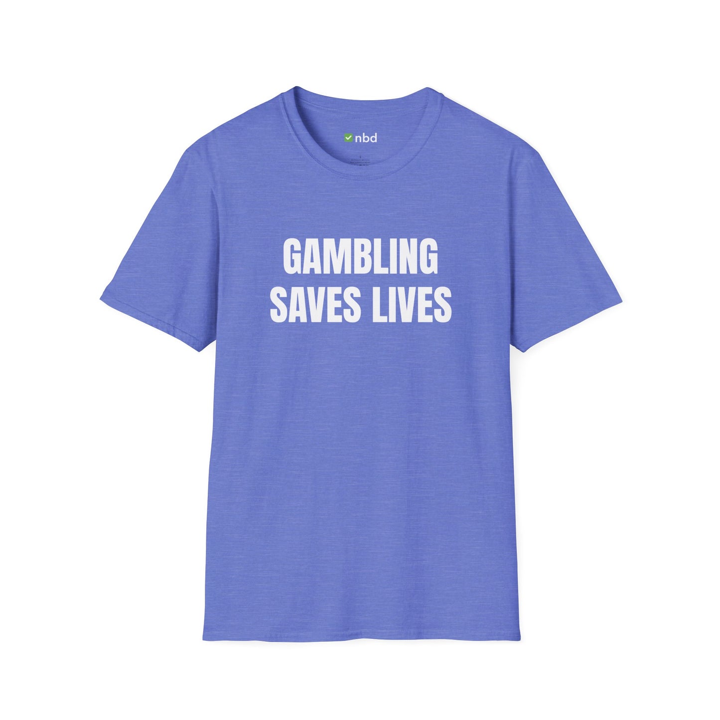 Gambling Saves Lives T-Shirt – Funny Sports Betting Tee for Gamblers