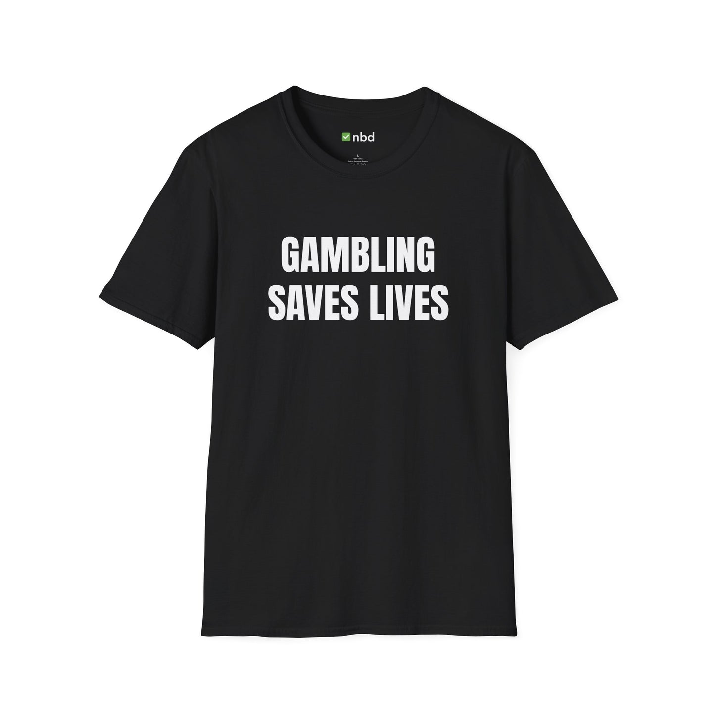 Gambling Saves Lives T-Shirt – Funny Sports Betting Tee for Gamblers