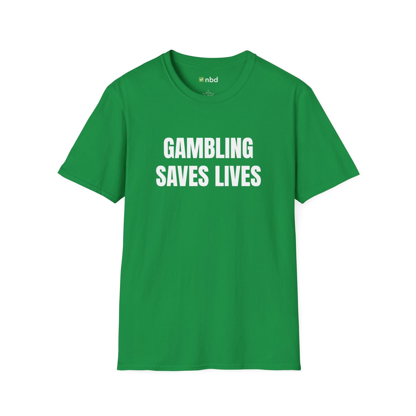 Gambling Saves Lives T-Shirt – Funny Sports Betting Tee for Gamblers