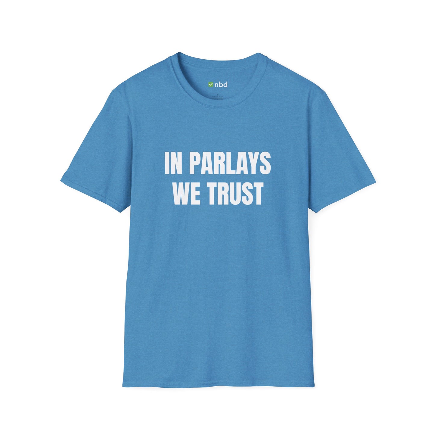 In Parlays We Trust T-Shirt – Ultimate Sports Betting Tee for Gamblers