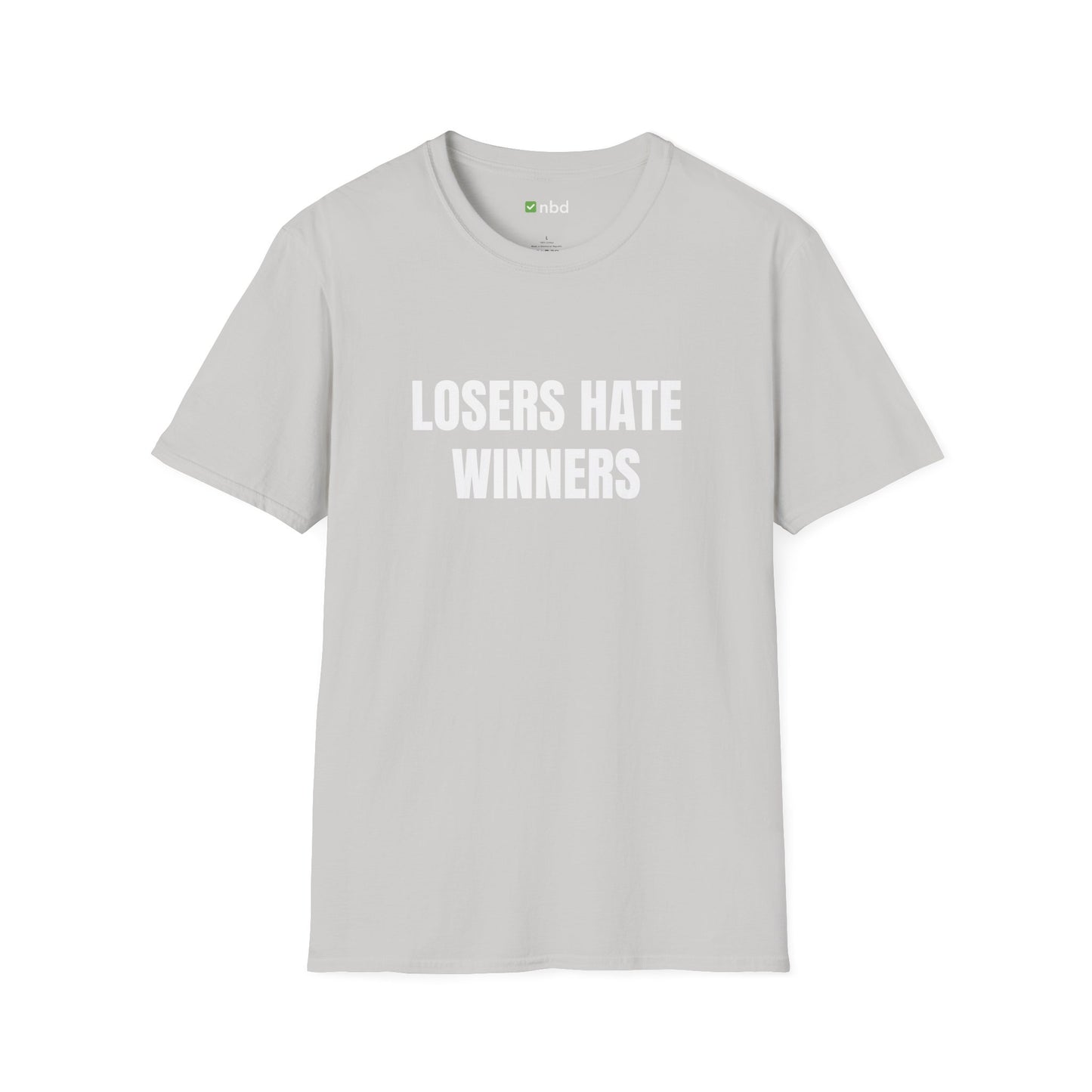 Losers Hate Winners T-Shirt – Bold and Funny Sports Betting Tee