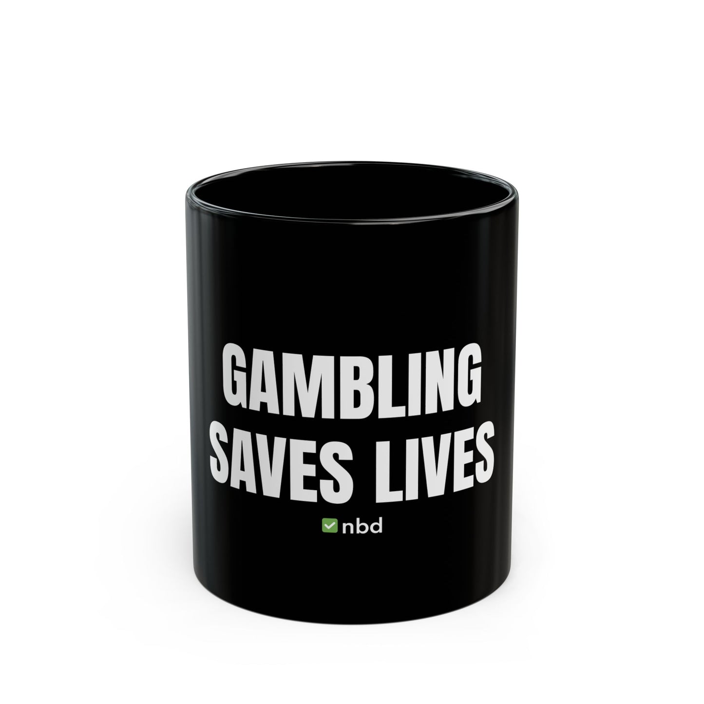 Gambling Saves Lives Coffee Mug – Funny Sports Betting Mug for Gamblers