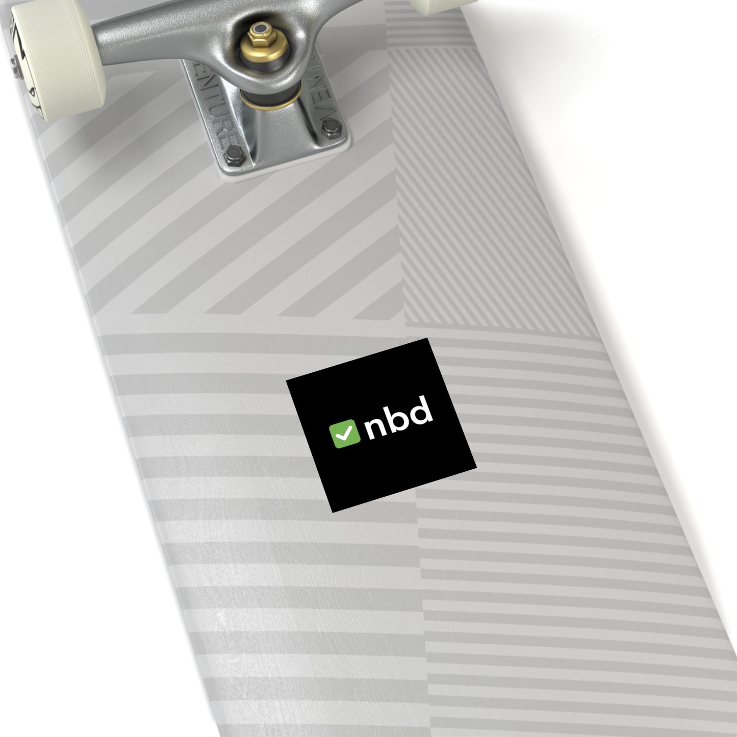 ✅NBD Square Sticker – Bold Sports Betting Decal with Iconic Logo