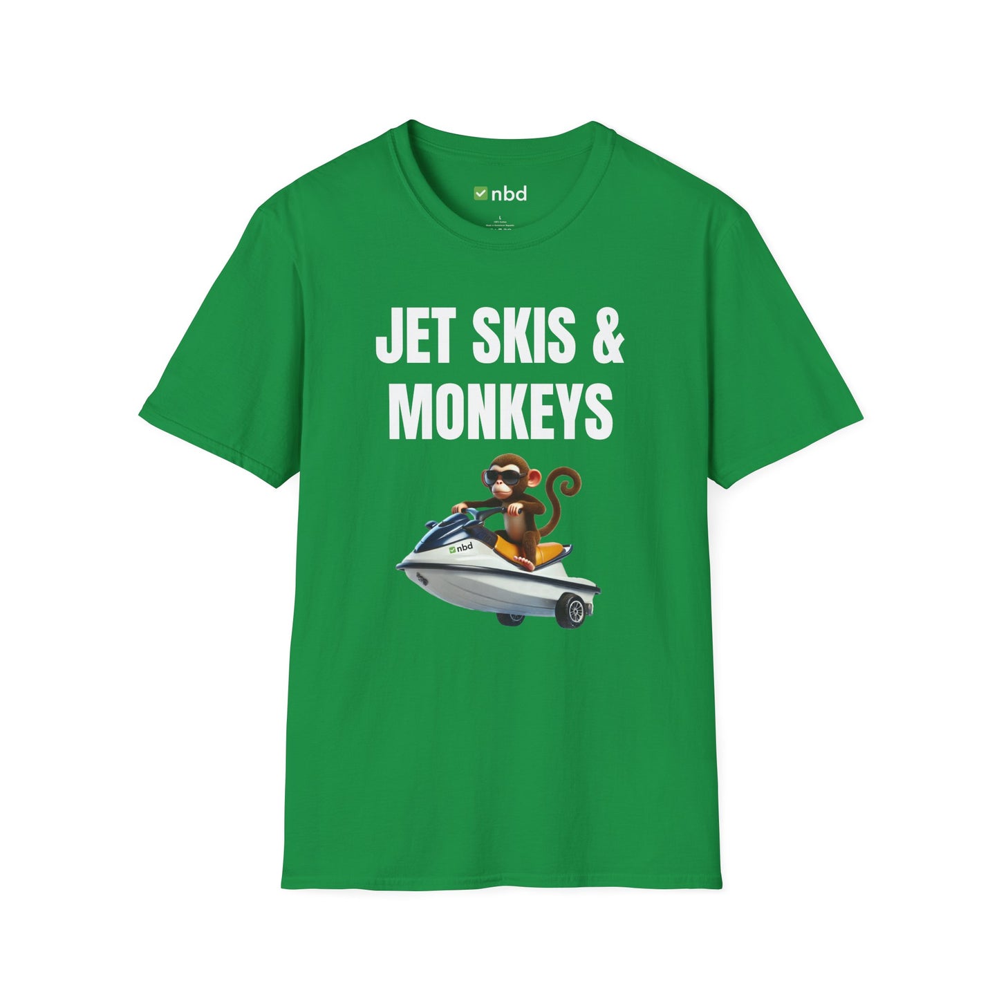 Jet Skis and Monkeys T-Shirt – Fun and Unique Sports Betting-Inspired Tee