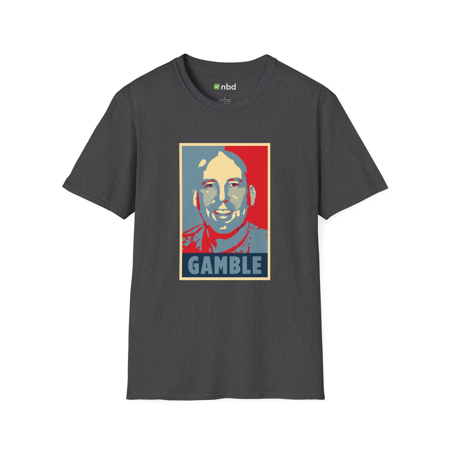 John Hyslop ‘Gamble’ T-Shirt – Iconic Sports Betting Apparel