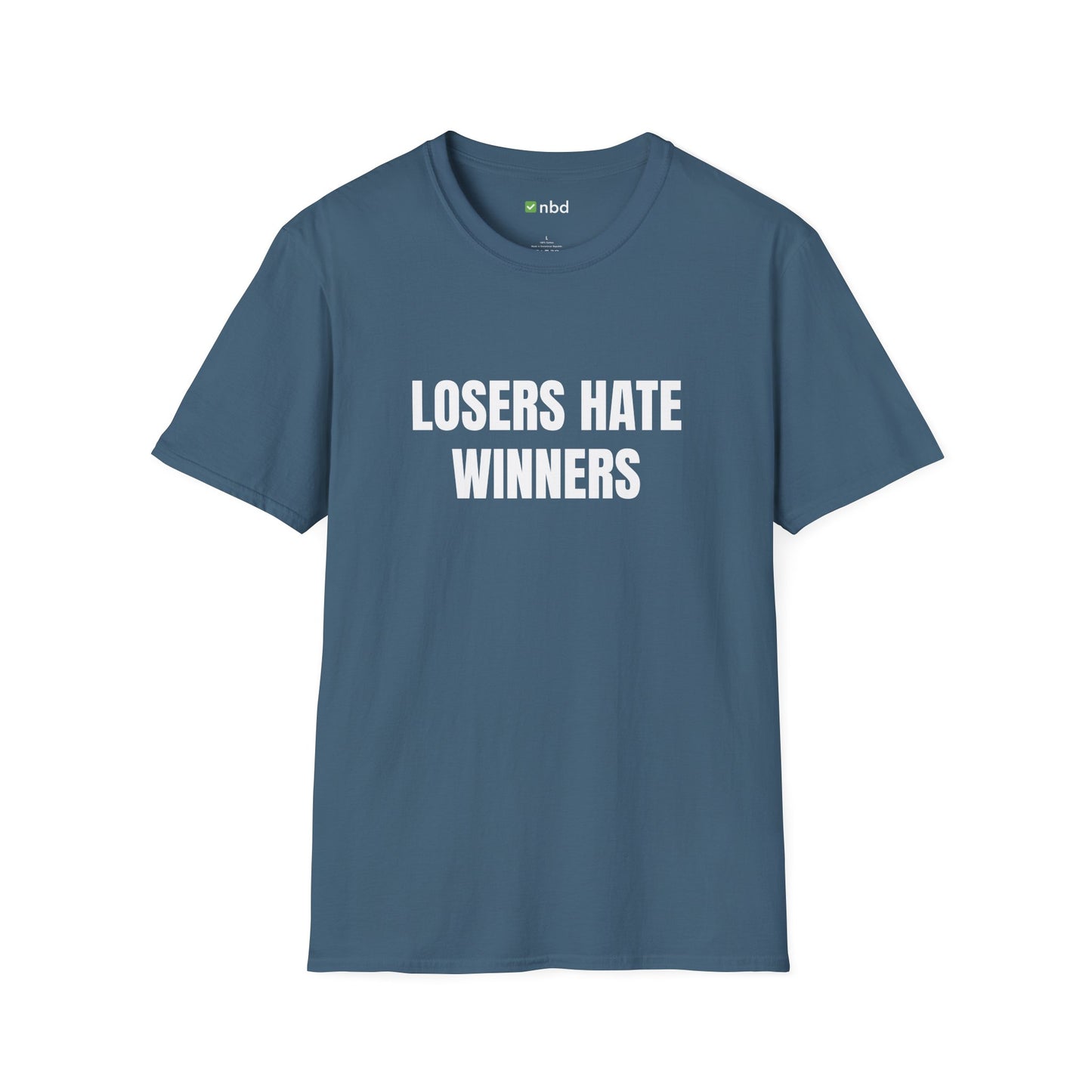 Losers Hate Winners T-Shirt – Bold and Funny Sports Betting Tee