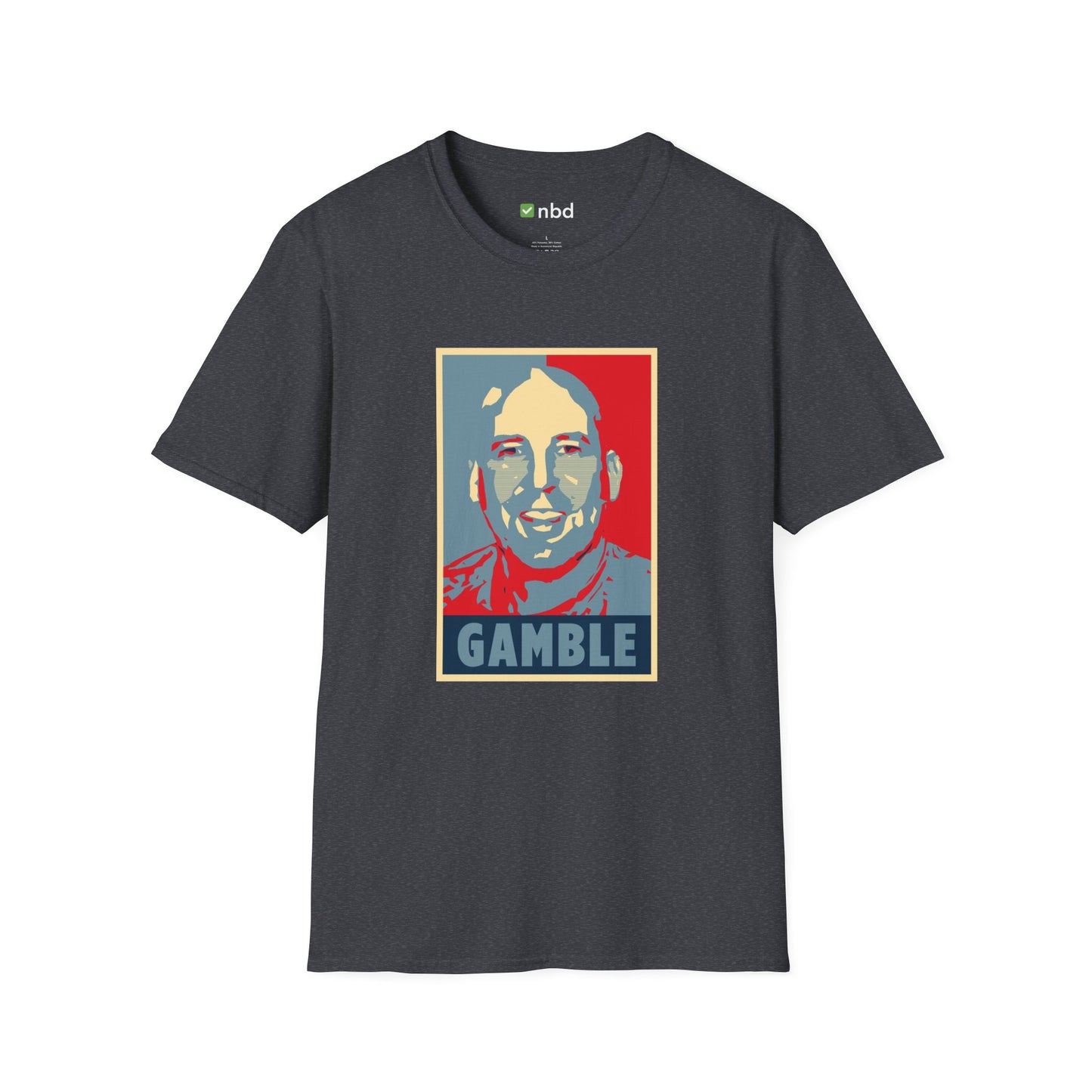 John Hyslop ‘Gamble’ T-Shirt – Iconic Sports Betting Apparel