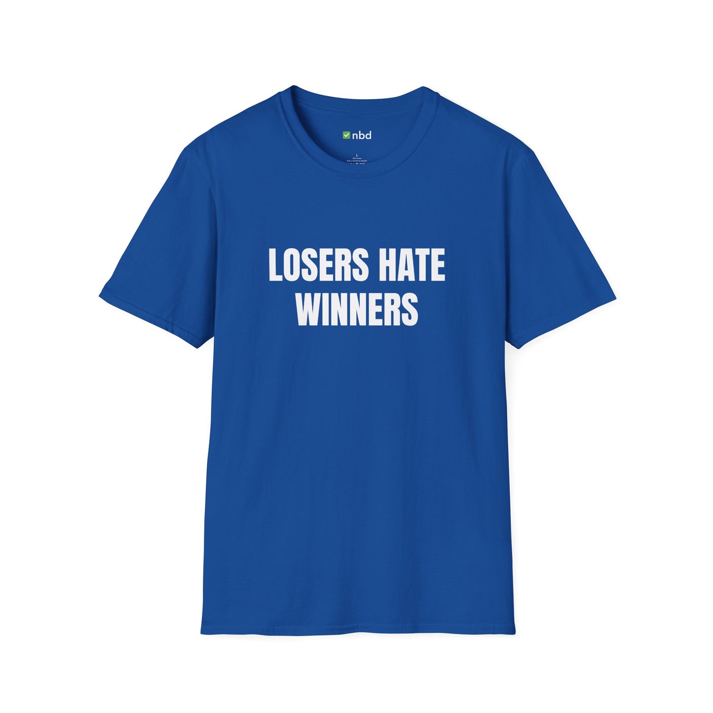Losers Hate Winners T-Shirt – Bold and Funny Sports Betting Tee