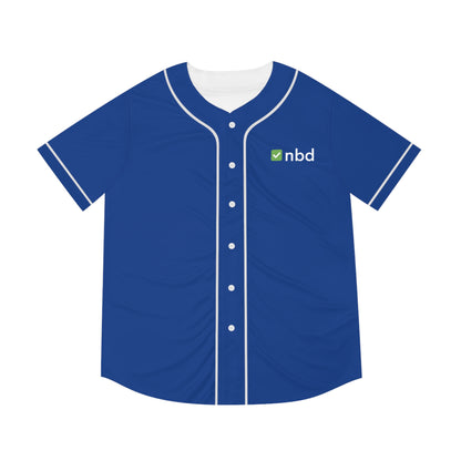 ✅NBD Baseball Jersey – Premium Sports Betting Apparel with Iconic Logo
