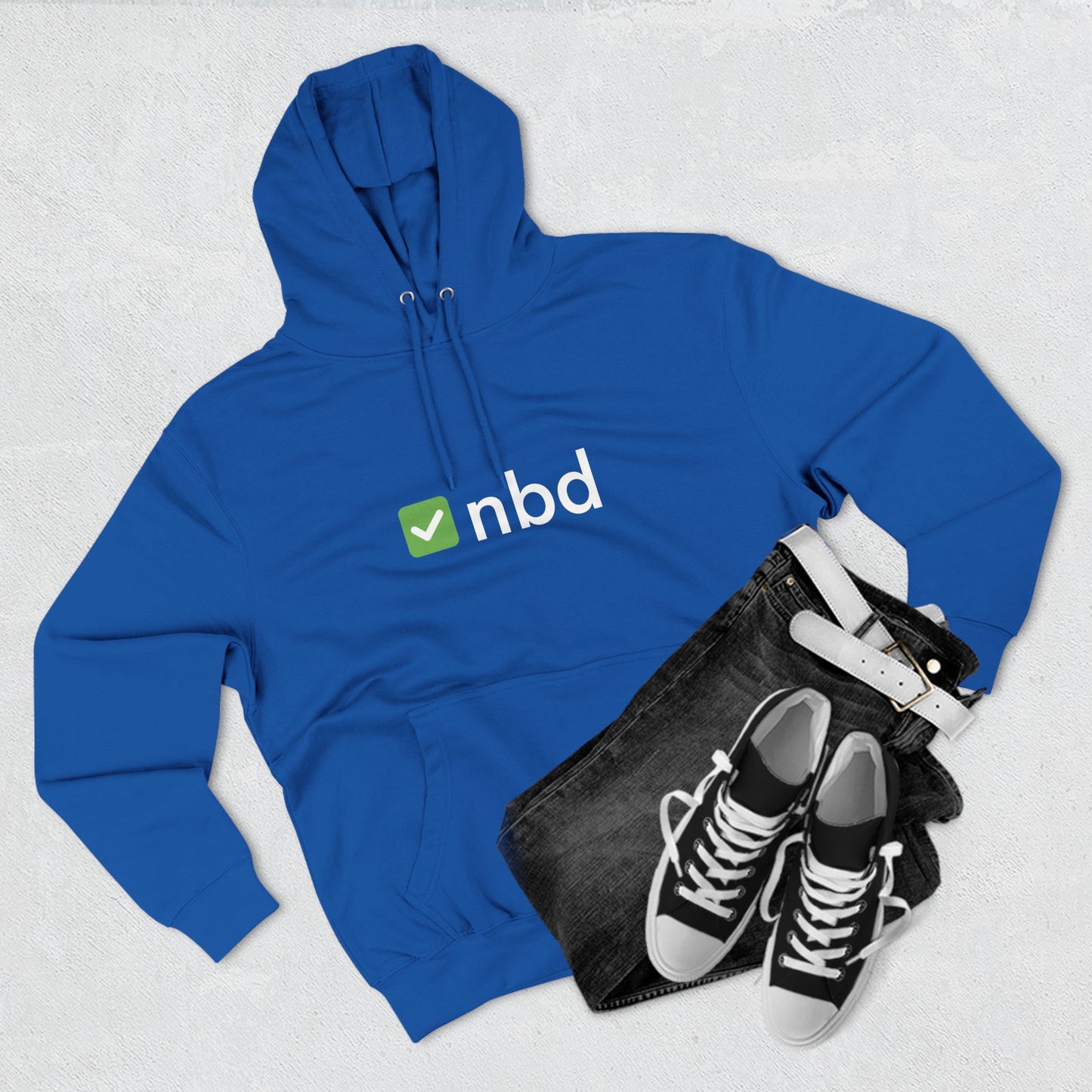 ✅NBD Fleece Hoodie – Premium Sports Betting Apparel with Iconic Logo