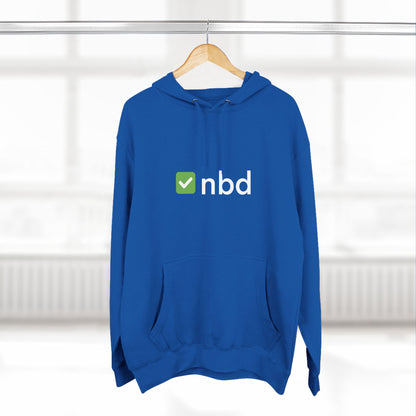 ✅NBD Fleece Hoodie – Premium Sports Betting Apparel with Iconic Logo