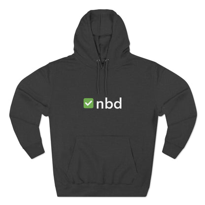 ✅NBD Fleece Hoodie – Premium Sports Betting Apparel with Iconic Logo