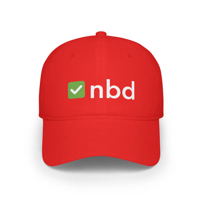 ✅NBD Baseball Cap – Stylish Sports Betting Hat with Iconic Logo