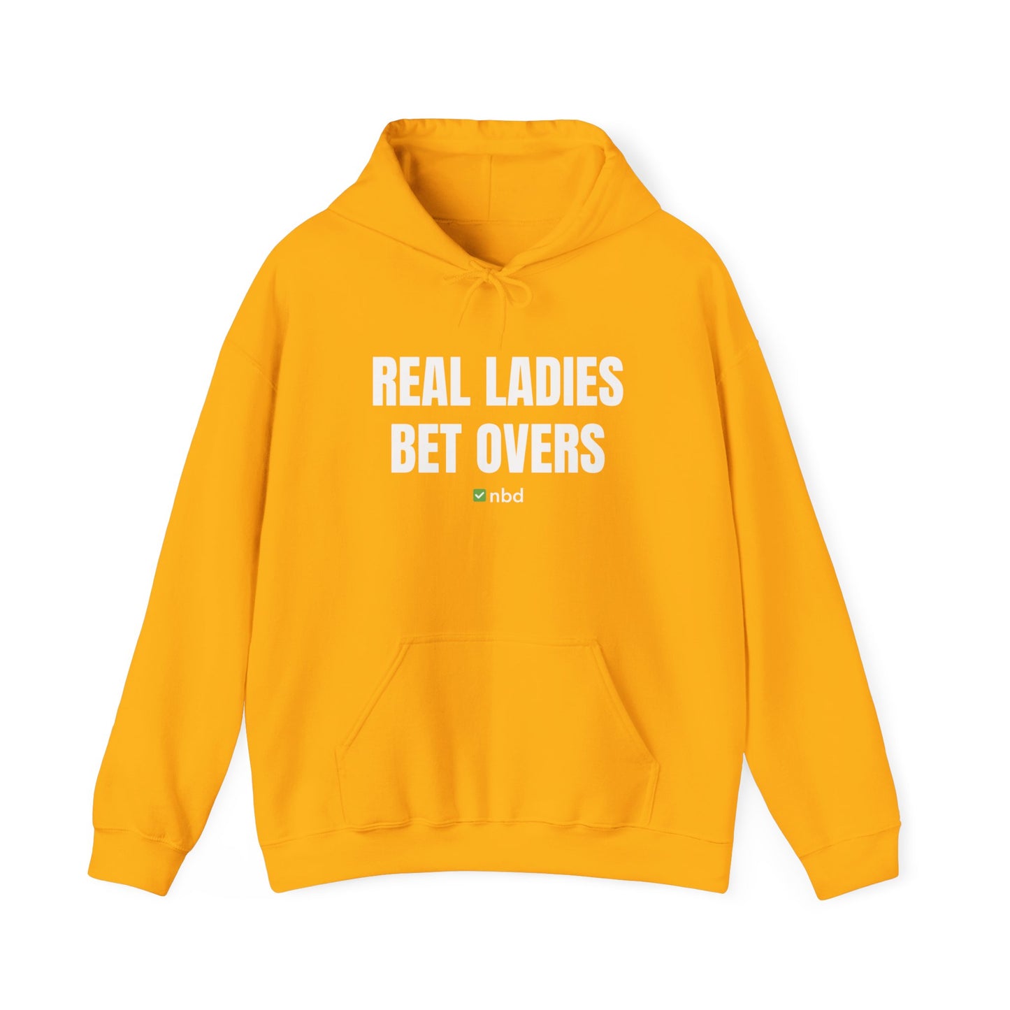 Real Ladies Bet Overs Hoodie – Stylish and Bold Sports Betting Apparel