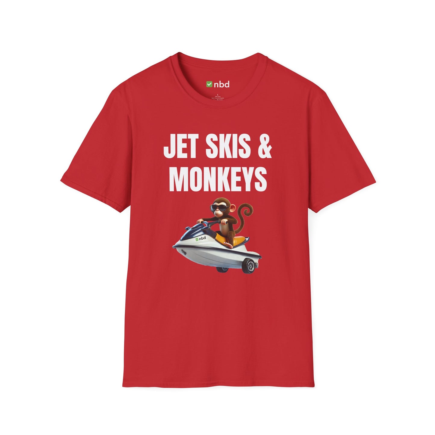 Jet Skis and Monkeys T-Shirt – Fun and Unique Sports Betting-Inspired Tee