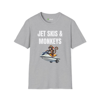 Jet Skis and Monkeys T-Shirt – Fun and Unique Sports Betting-Inspired Tee