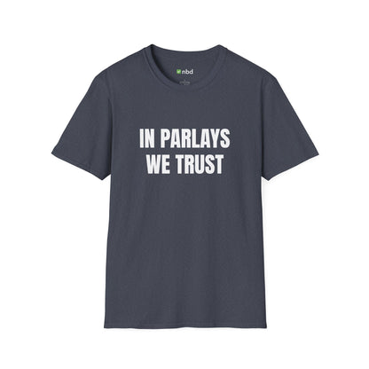In Parlays We Trust T-Shirt – Ultimate Sports Betting Tee for Gamblers