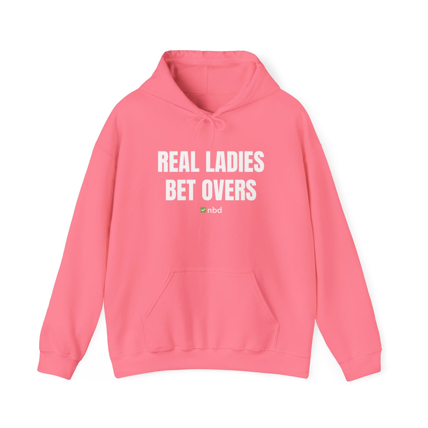 Real Ladies Bet Overs Hoodie – Stylish and Bold Sports Betting Apparel