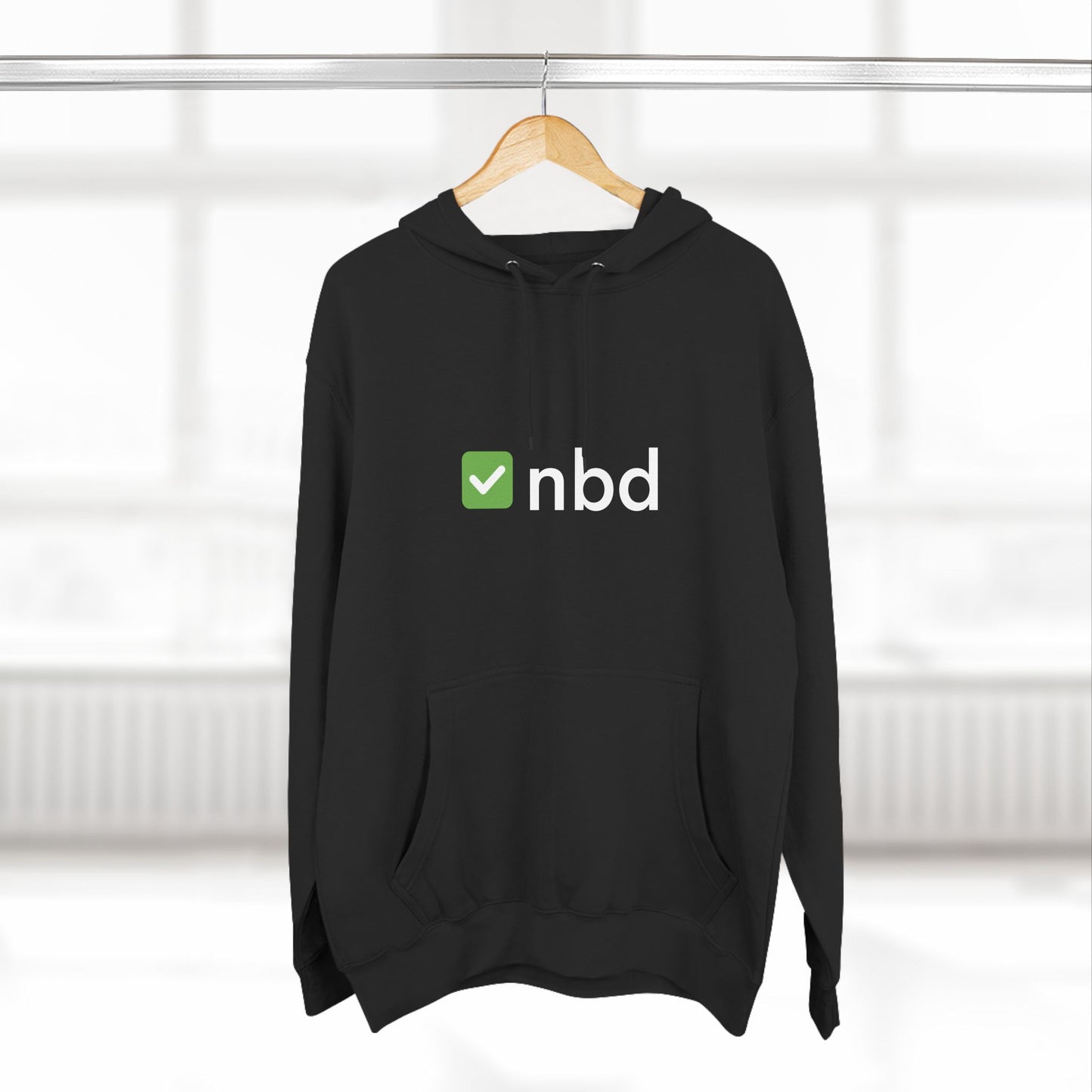 ✅NBD Fleece Hoodie – Premium Sports Betting Apparel with Iconic Logo