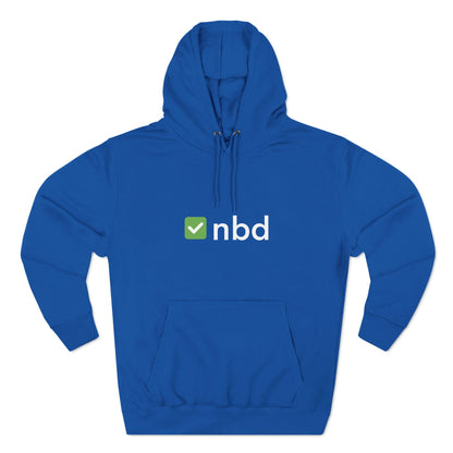 ✅NBD Fleece Hoodie – Premium Sports Betting Apparel with Iconic Logo