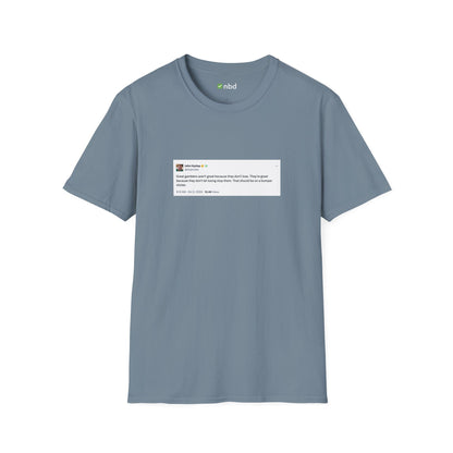 Great Gamblers T-Shirt – Inspiring Sports Betting Tee with Printed Tweet