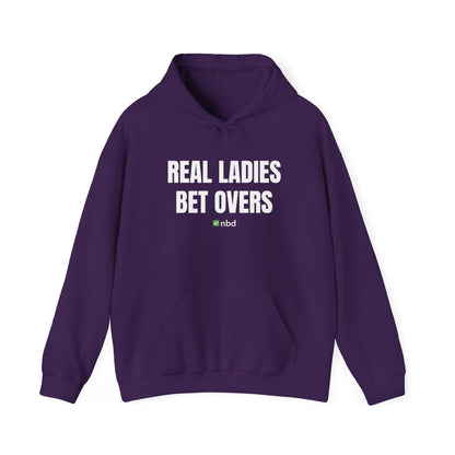 Real Ladies Bet Overs Hoodie – Stylish and Bold Sports Betting Apparel