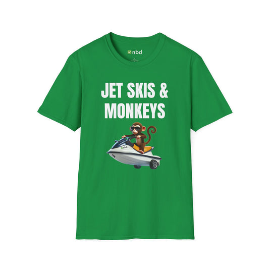Jet Skis and Monkeys T-Shirt – Fun and Unique Sports Betting-Inspired Tee