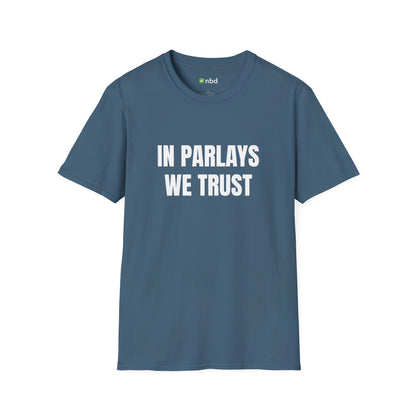 In Parlays We Trust T-Shirt – Ultimate Sports Betting Tee for Gamblers