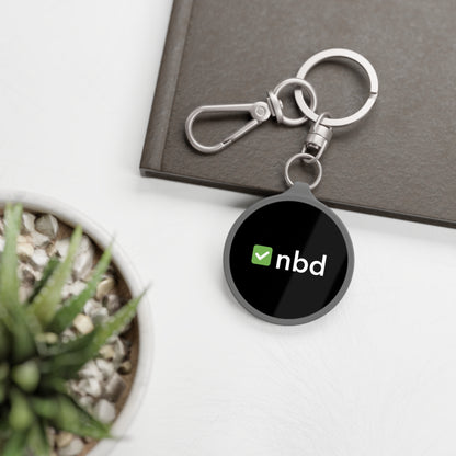 ✅NBD Key Ring – Sleek Sports Betting Accessory with Iconic Logo