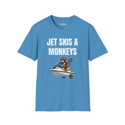 Jet Skis and Monkeys T-Shirt – Fun and Unique Sports Betting-Inspired Tee