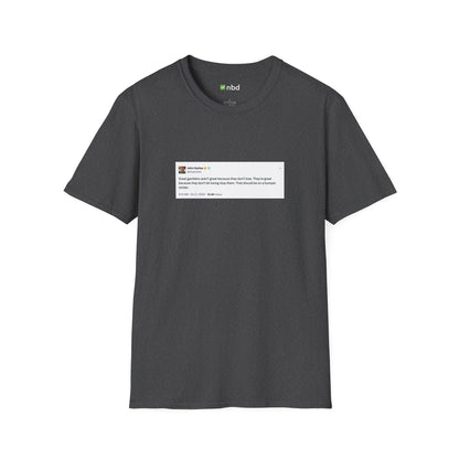 Great Gamblers T-Shirt – Inspiring Sports Betting Tee with Printed Tweet