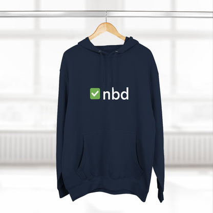 ✅NBD Fleece Hoodie – Premium Sports Betting Apparel with Iconic Logo