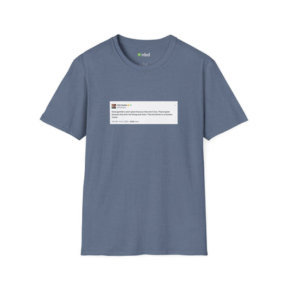 Great Gamblers T-Shirt – Inspiring Sports Betting Tee with Printed Tweet